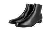 Prada Men's Black Leather Half-Boot 2TC038