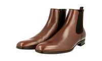 Prada Men's Brown Leather Half-Boot 2TC039