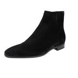 Prada Men's Black Leather Half-Boot 2TC057