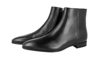 Prada Men's Black Leather Half-Boot 2TC057