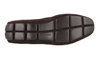 Prada Men's Brown welt-sewn Leather Desert Lace-up Shoes 2TD001