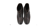 Prada Men's Brown Full Brogue Leather Half-Boot 2TE008