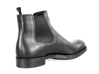 Prada Men's Black welt-sewn Leather Half-Boot 2TE082