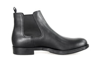 Prada Men's Black welt-sewn Leather Half-Boot 2TE082