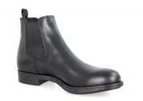 Prada Men's Black welt-sewn Leather Half-Boot 2TE082