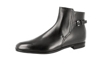 Prada Men's 2TE084 3Q0F F0002 Leather Half-Boot