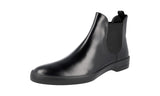 Prada Men's 2TE092 B4L F0002 Brushed Spazzolato Leather Half-Boot