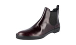 Prada Men's 2TE092 B4L F0397 Brushed Spazzolato Leather Half-Boot