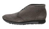 Prada Men's Grey Leather Half-Boot 2TE116