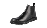 Prada Men's 2TE128 LPA F0002 Leather Half-Boot