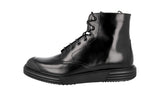 Prada Men's Black Leather Half-Boot 2TE129