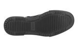 Prada Men's Black Brushed Spazzolato Leather Half-Boot 2TE129