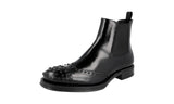 Prada Men's 2TE131 3V67 F0002 welt-sewn Leather Half-Boot