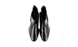 Prada Men's Black Brushed Spazzolato Leather Half-Boot 2TE136