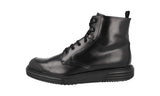 Prada Men's Black Leather Half-Boot 2TE137