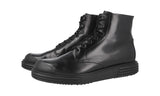 Prada Men's Black Leather Half-Boot 2TE137