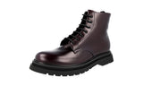 Prada Men's 2TE141 B4L F0397 Heavy-Duty Rubber Sole Leather Half-Boot