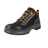 Prada Men's Black Leather Brixxen Half-Boot 2TE143