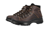 Prada Men's Brown Leather Brixxen Half-Boot 2TE145