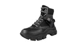 Prada Men's 2TE153 999 F0002 Leather Boots