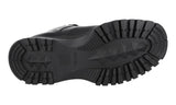 Prada Men's Black Leather Brixxen Shearling Half-Boot 2TE157