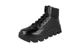 Prada Men's 2TE170 3KZP F0002 Brushed Spazzolato Leather Half-Boot