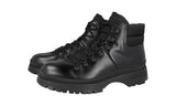 Prada Men's Black Leather Brixxen Half-Boot 2TE179