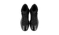 Prada Men's Black Leather Brixxen Half-Boot 2TE179