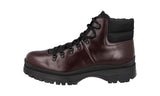 Prada Men's Brown Leather Brixxen Half-Boot 2TE179