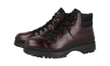 Prada Men's Brown Leather Brixxen Half-Boot 2TE179