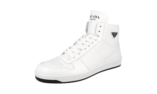 Prada Men's 2TE183 3LJ6 F0964 Leather High-Top Sneaker