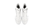 Prada Men's White Leather Downtown High-Top Sneaker 2TE183