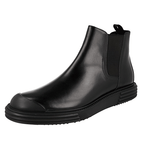 Prada Men's Black Leather Chelsea Half-Boot 2TE218