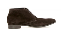 Prada Men's Brown Leather Lace-up Shoes 2TF001