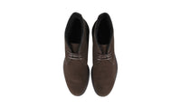 Prada Men's Brown Leather Half-Boot 2TF031