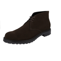 Prada Men's Brown Leather Half-Boot 2TF031
