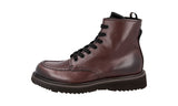 Prada Men's Brown welt-sewn Leather Half-Boot 2TG003