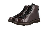 Prada Men's Brown welt-sewn Leather Half-Boot 2TG004