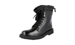 Prada Men's 2TG078 B4L F0002 Brushed Spazzolato Leather Half-Boot