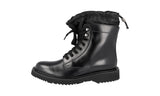 Prada Men's Black Brushed Spazzolato Leather Half-Boot 2TG078