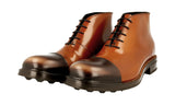 Prada Men's Brown welt-sewn Leather Half-Boot 2TG108