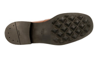 Prada Men's Brown welt-sewn Leather Half-Boot 2TG108