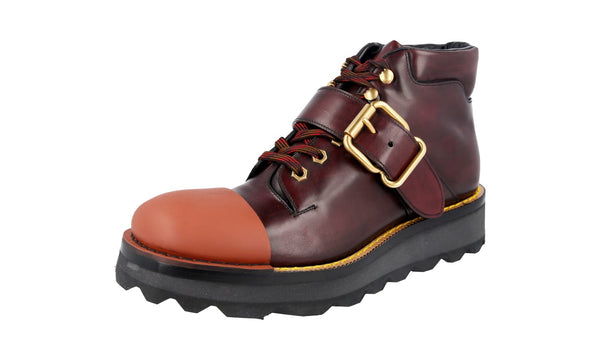 Prada Men's 2TG110 3F33 F0397 welt-sewn Leather Half-Boot
