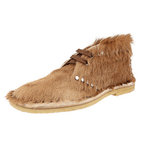 Prada Men's Brown Leather Lace-up Shoes 2TG125