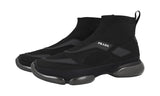 Prada Men's Black Cloudbust High-Top Sneaker 2TG133