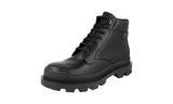 Prada Men's 2TG145 L09 F0002 welt-sewn Leather Half-Boot