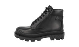 Prada Men's Black welt-sewn Leather Half-Boot 2TG145