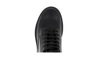 Prada Men's Black welt-sewn Leather Half-Boot 2TG145