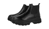 Prada Men's Black Leather Half-Boot 2TG154