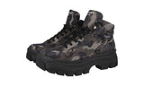 Prada Men's Grey Camouflage High-Top Sneaker 2TG155